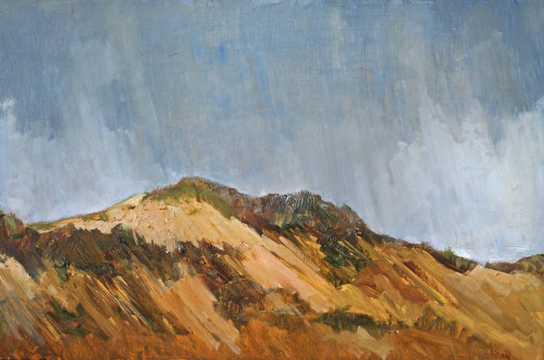 Polly Kraft Landscape Painting - Georgica Dunes