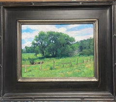  Floral Landscape Oil Painting by Michael Budden Summertime at Hlubiks