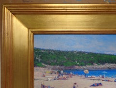 Impressionistic Maine Seascape Oil Painting Michael Budden Sand Beach Acadia