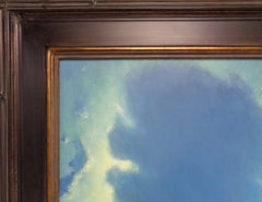 Peinture à l'huile représentant un paysage marin impressionniste de Michael Budden : « Une soirée magnifique »