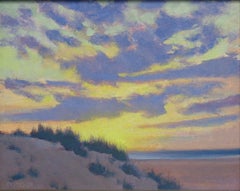 Paysage impressionniste Seascape Boat Painting Michael Budden Cape May NJ