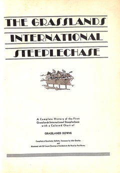 "The Grasslands International Steeplechase" 1931 GOURLAY, John