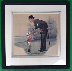 Mr J.H. (Jock) Whitney Watercolour by Peter Ronald 'The Tout' Buchanan