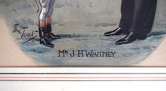 Mr J.H. (Jock) Whitney Watercolour by Peter Ronald 'The Tout' Buchanan