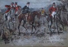 "The Captain With The Whiskers Stole A Sly Glance At Me." (Old Song) Fox Hunting