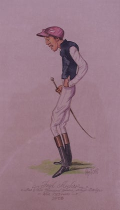 Fred Archer Jockey One & Two Thousand Guineas, St Leger, Derby Won 229 Races 187