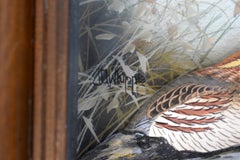 Abercrombie & Fitch x Hand Painted Quail Composition Relief Sculpture & Landscap