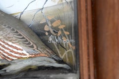 Abercrombie & Fitch x Hand Painted Quail Composition Relief Sculpture & Landscap