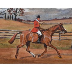 Edward Somerville Voss (American, 1926-1965), A Foxhunter of the Meadow Brook Ho