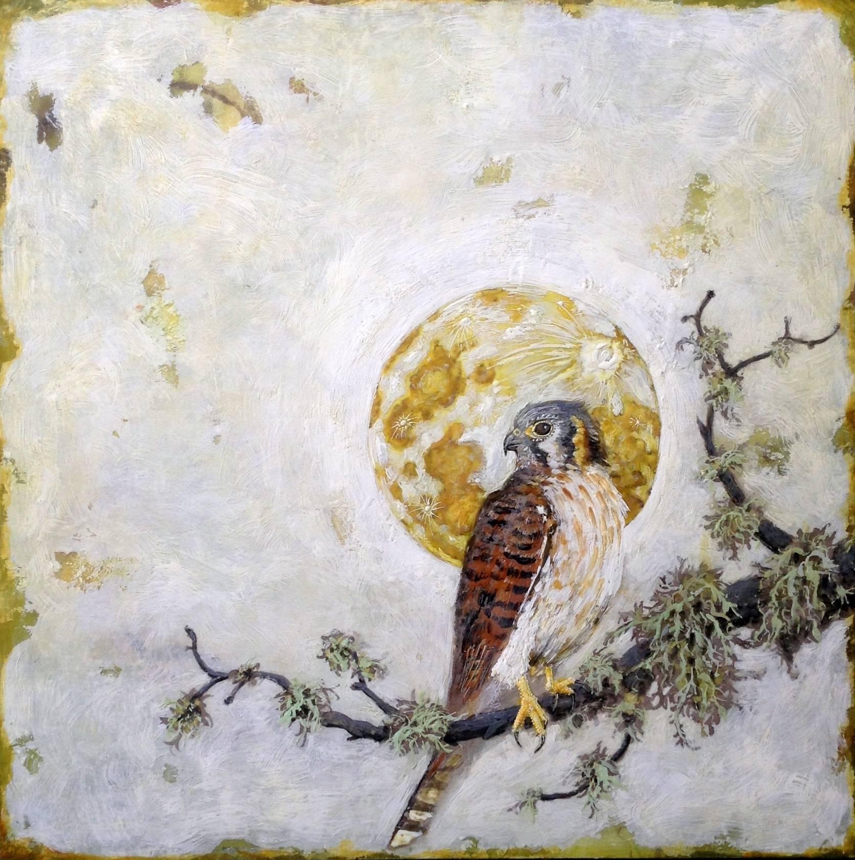 American Kestrel - Painting by Chris Reilly