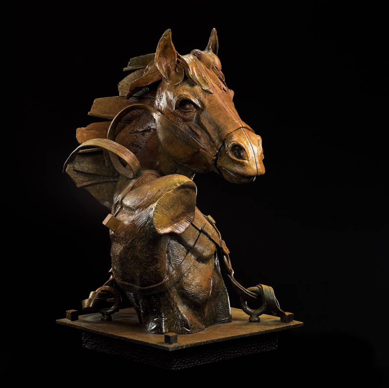 Equine Passenger - Sculpture by Ted Gall