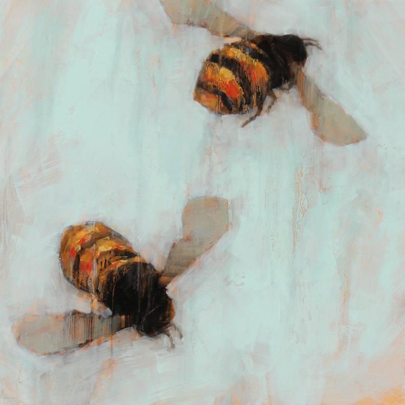 Angie Renfro Animal Painting - Bees 55