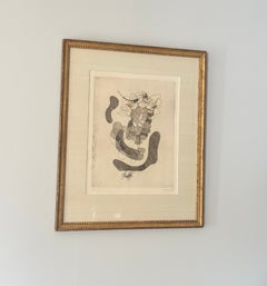Abstract Hesiod Theogonie Limited Edition Etching 4/50 Signed Georges Braque