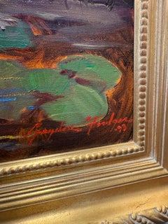 "Il giardino di Zimbeaux" di Graydon Foulger, olio su tela originale, 30x36"