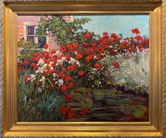 "Il giardino di Zimbeaux" di Graydon Foulger, olio su tela originale, 30x36"