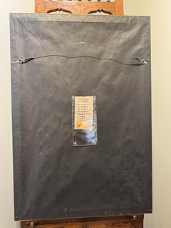 «Esplendor de verano», de Leo E. Osborne, 30 x 20, acrílico original sobre pan de oro de 23k