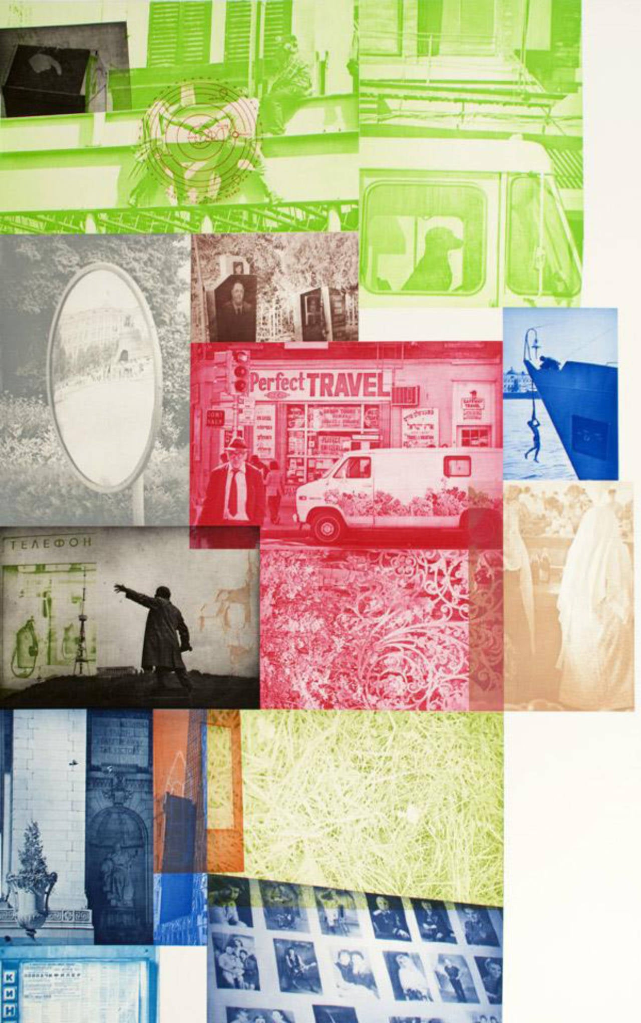Robert Rauschenberg, Soviet / American Array Vl, 1991, (18/59) Intaglio - Print by Robert Rauschenberg