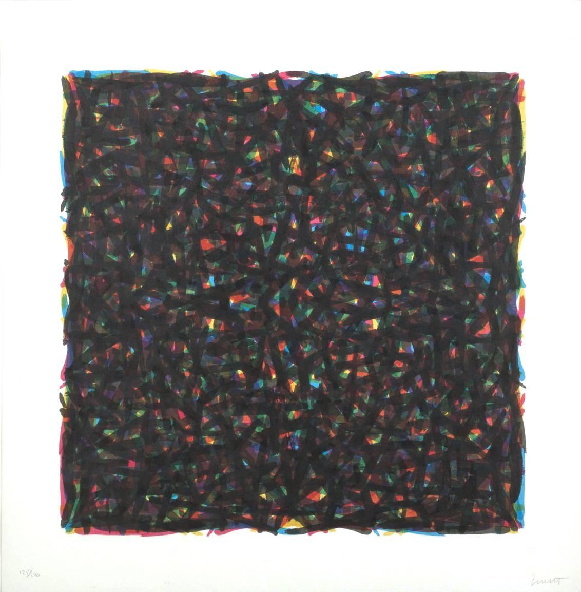 Brushstrokes in All Directions - Print by Sol LeWitt