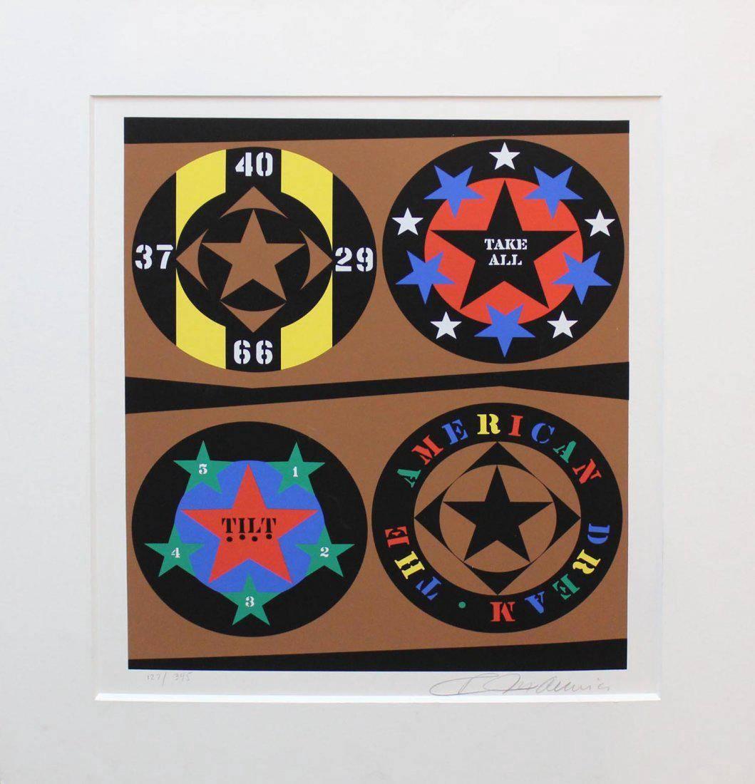 Tilt from The American Dream - Print by Robert Indiana