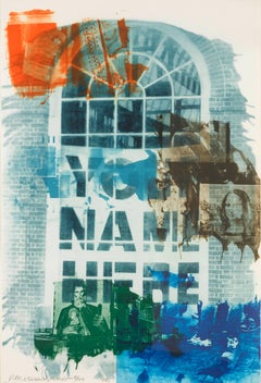 Robert Rauschenberg, Banco, from Ground Rules, 1996, Intaglio,