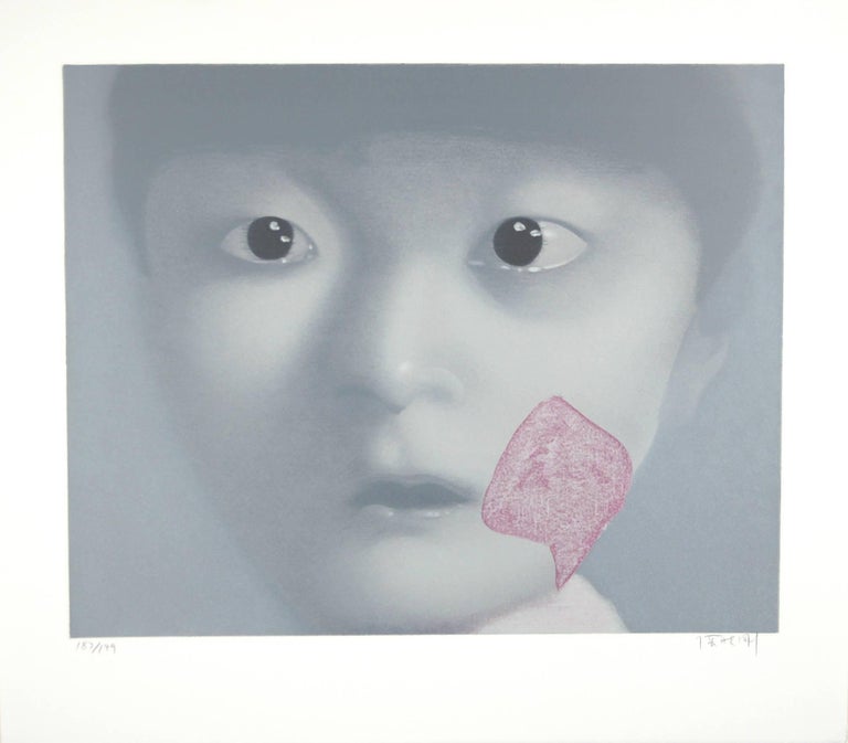 Zhang Xiaogang, My Daughter, 2002, (123/199) lithograph - Print by Zhang Xiaogang