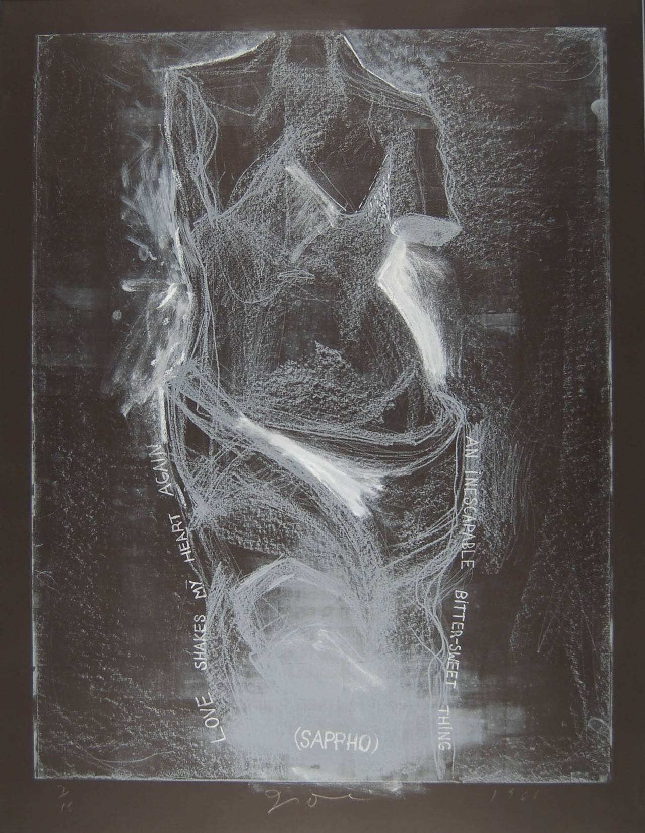 Night Venus and Sappho, 3/15 - Print by Jim Dine