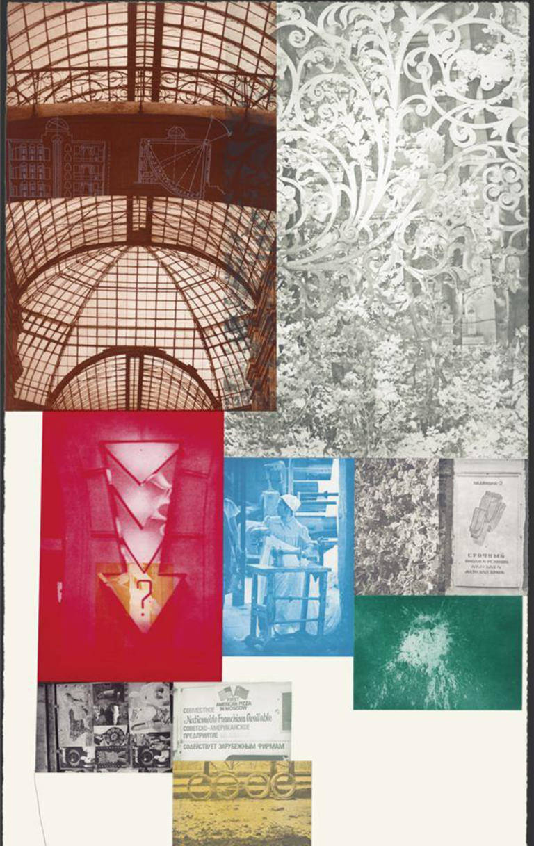 Robert Rauschenberg, Soviet / American Array ll, 1990, (18/55) Intaglio - Print by Robert Rauschenberg