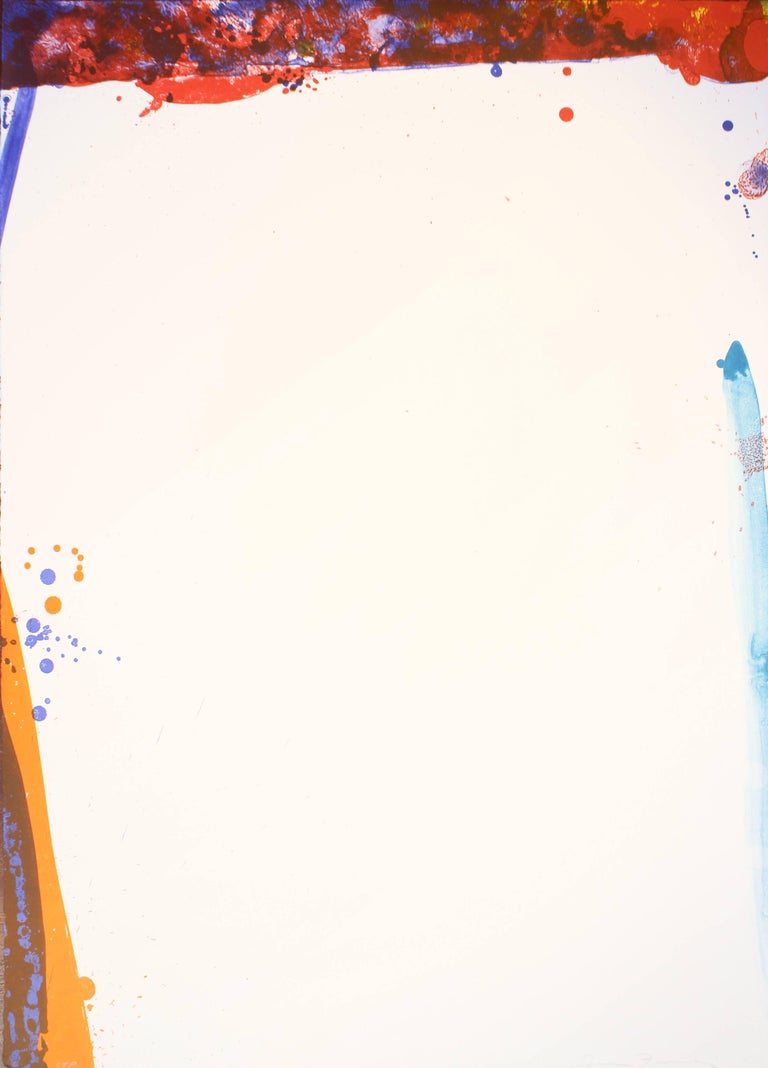 Sam Francis Abstract Print - Chinese Wall (CTP)