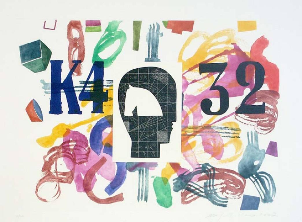 K 432  - Print by Mimmo Paladino