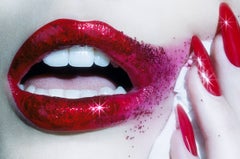 Cabaret #1 – Miles Aldridge, woman, fashion, make up, grill, pop art, colour