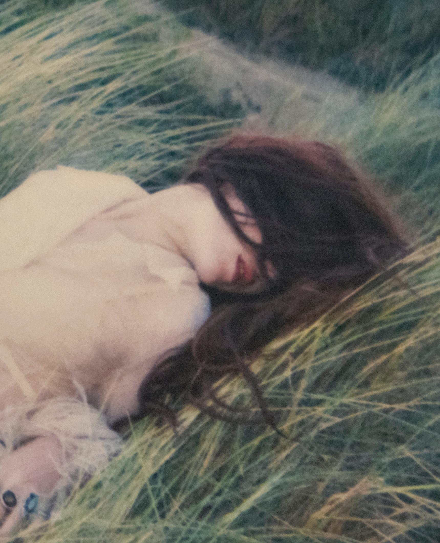 Nude Dress #1 – Emma Summerton, Polaroid, Grass, Woman, Nude, Polaroid For Sale 1