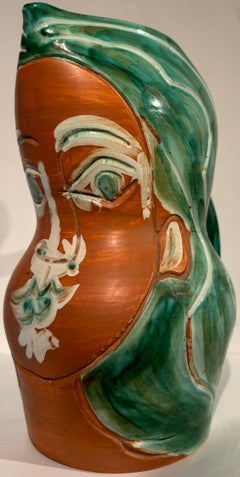 Pablo Picasso, Visage de femme (A.R. 192), Ceramic