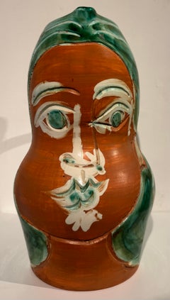 Pablo Picasso, Visage de femme (A.R. 192), Ceramic
