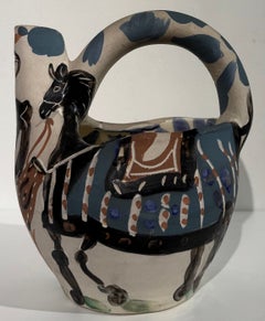 Pablo Picasso, Cavalier et cheval (A.R. 137), Ceramic