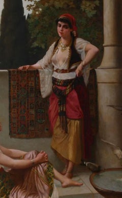 orientalist ladies conversing in the Balcony