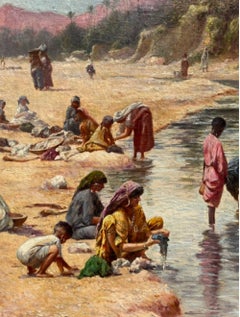 Orientalist Scenic view of daily life