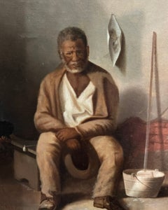 African American Man relaxing by Carducius Plantagenet Ream