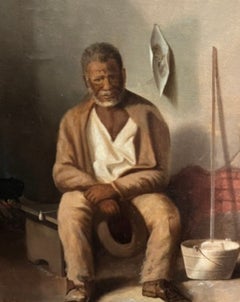 African American Man relaxing by Carducius Plantagenet Ream