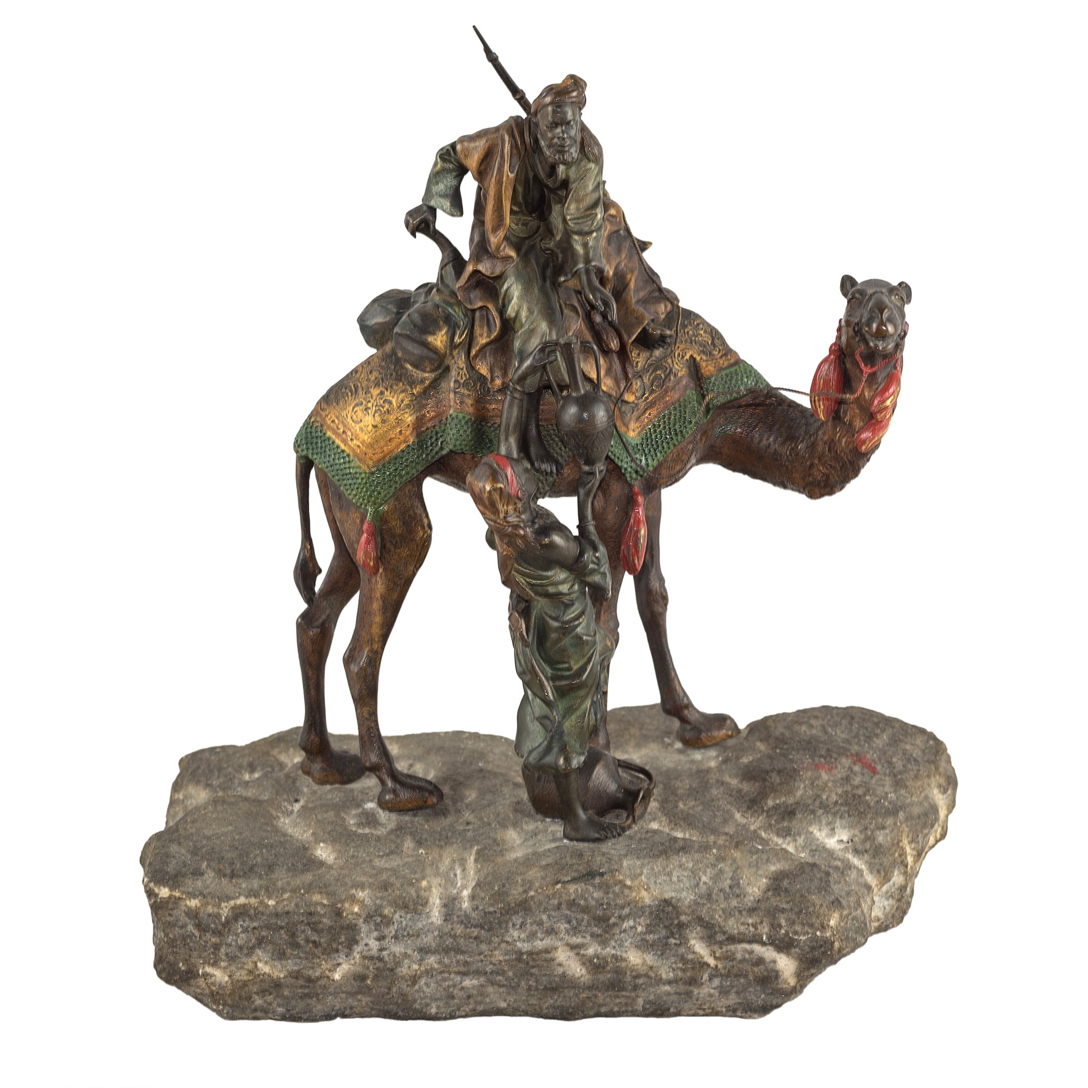 Franz Bergmann Austrian Cold Painted Bronze by Franz Bergman For Sale