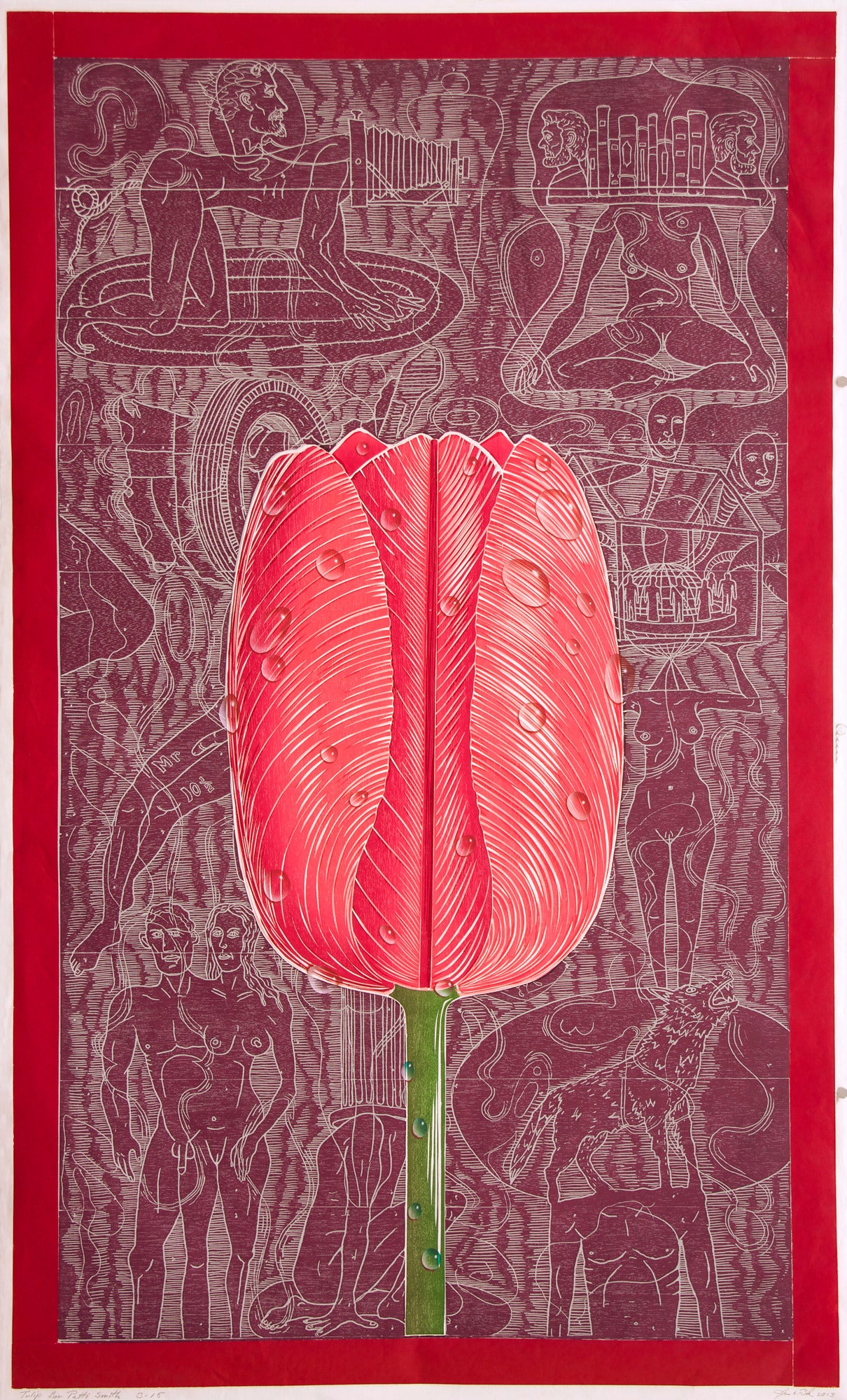 Tulip for Patti Smith - Print by John Buck