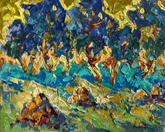 Light evening breeze Landscape Oil Painting Post Impressionism
