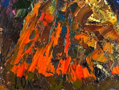 Stars twinkle in a calm sky Landscape Oil Painting Post Impressionism