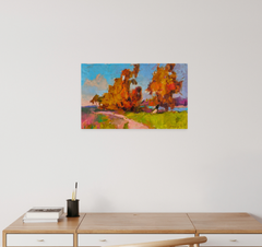 We Have Autumn Impressionism Original Oil Painting, Ready to Hang