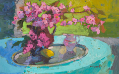 "Rapsodia di primavera" - Fiori - Impressionismo - Dipinto a olio originale, pronto da appendere