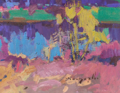 Spring Day Landscape Impressionism Original Oil Painting, Ready to Hang