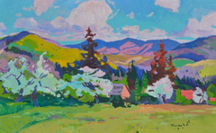Spring Awakening Impressionism Original Oil Painting, Ready to Hang