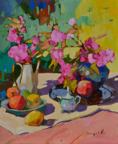 Spring Rhapsody Still Life Impressionism Original Oil Painting, Ready to Hang