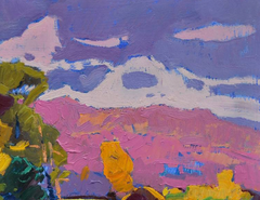 Warm Echoes Landscape Impressionism Original Oil Painting