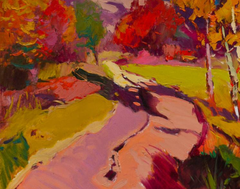 Indian Summer Impressionism Original Oil Painting, Ready to Hang