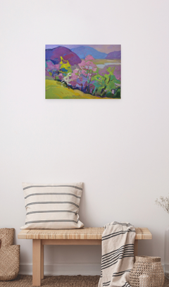 Colorful colors of spring Impressionism Original Oil Painting, Ready to Hang